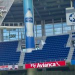 Florida Marlins Stadium Column Wrap